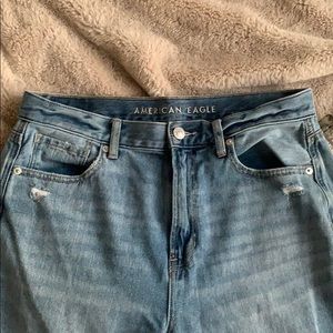 Long High-Rise Mom Jeans